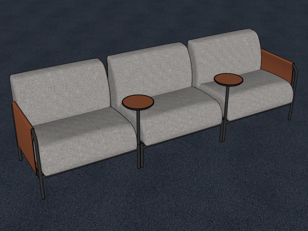Office Furniture Sofa sketchup model preview - SketchupBox
