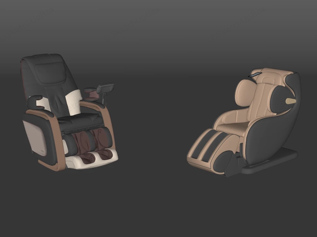Smart Massage Chairs sketchup model preview - SketchupBox