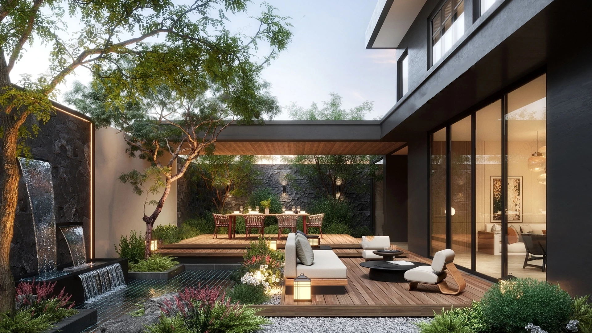 Beautiful Backyard Ideas sketchup model preview - SketchupBox