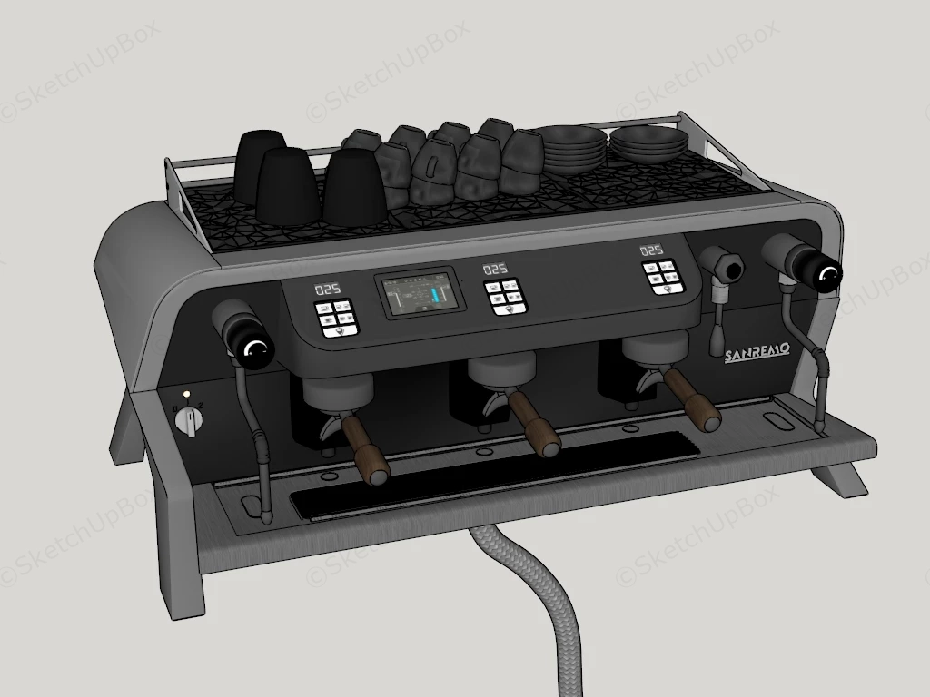 Sanremo Coffee Machine sketchup model preview - SketchupBox