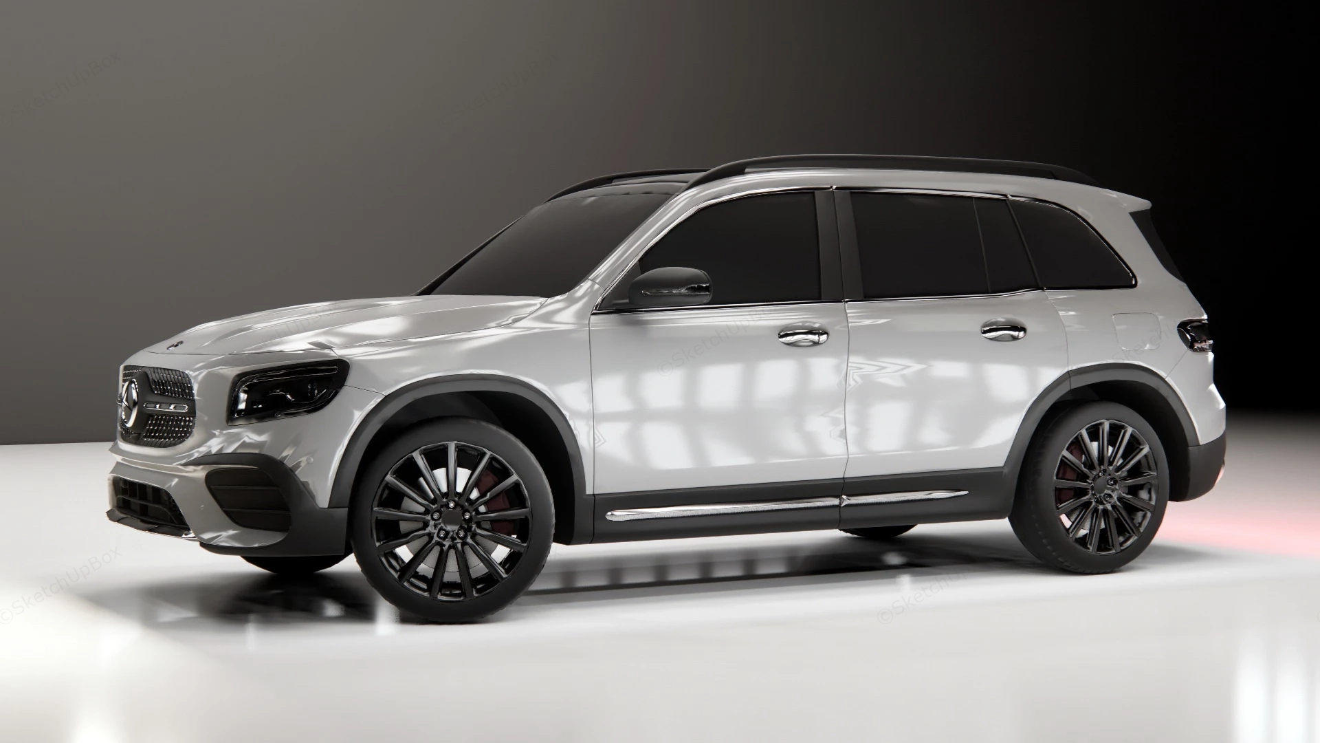 Mercedes Benz GLB sketchup model preview - SketchupBox