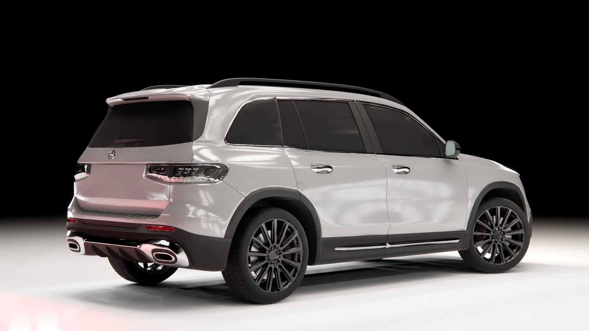 Mercedes Benz GLB sketchup model preview - SketchupBox