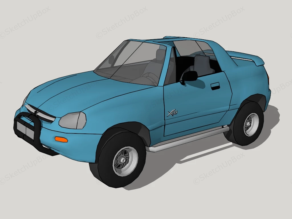 Suzuki X 90 sketchup model preview - SketchupBox