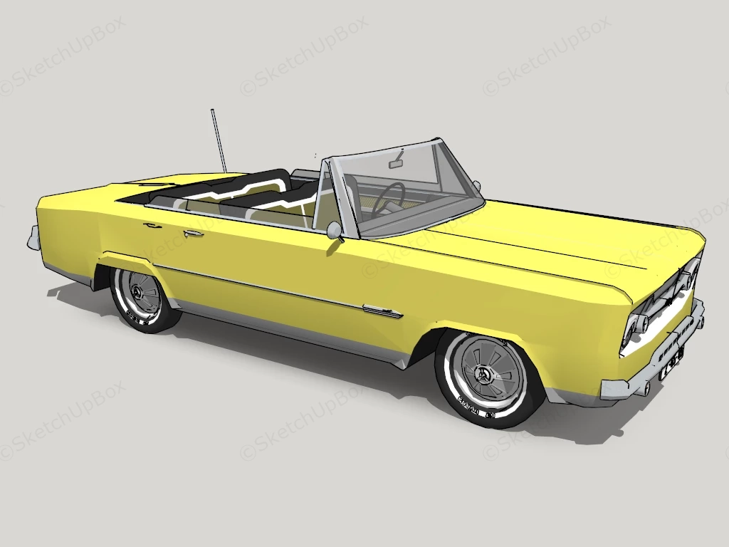 Buick Skylark Convertible sketchup model preview - SketchupBox