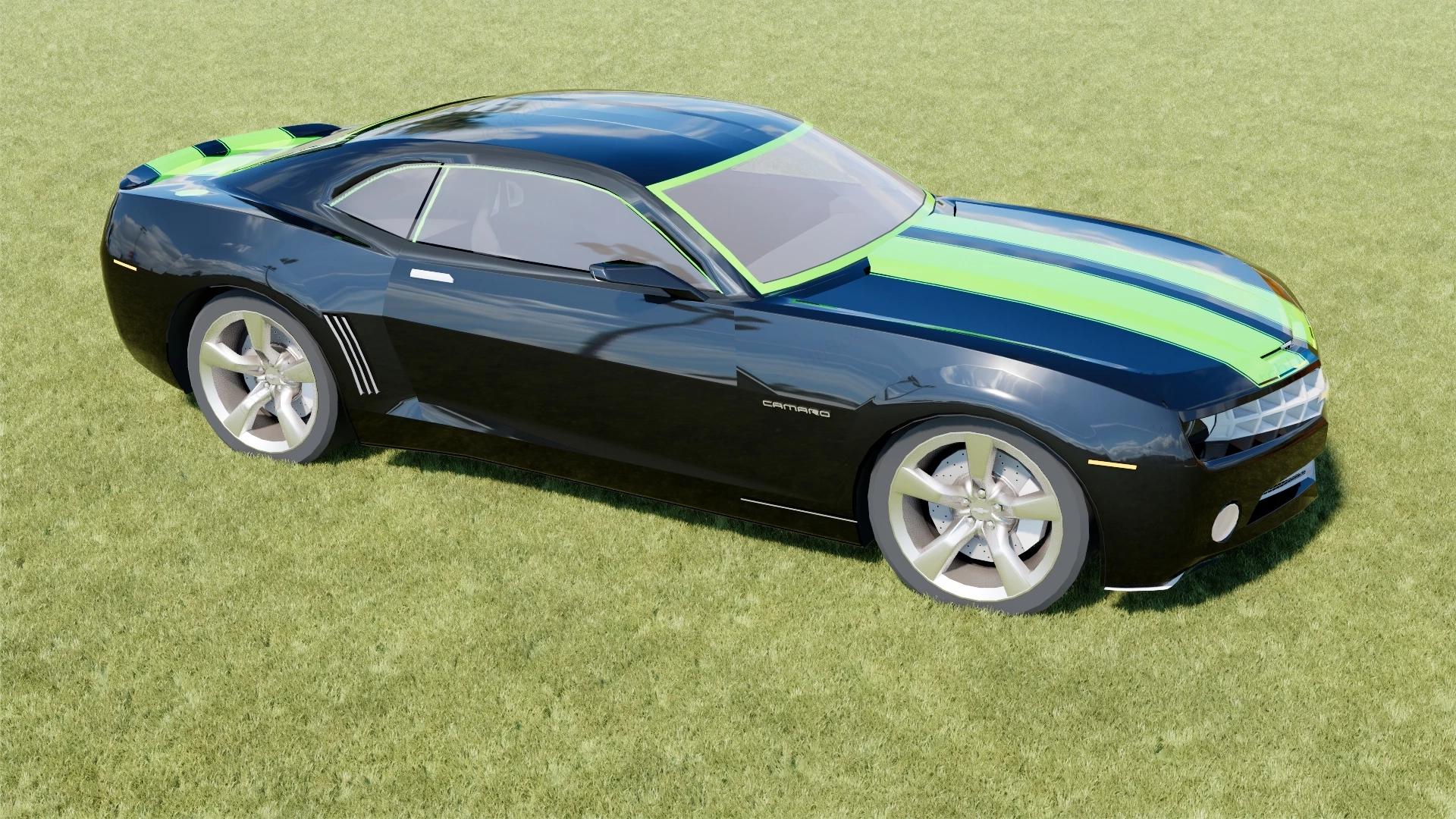 Chevrolet Camaro sketchup model preview - SketchupBox