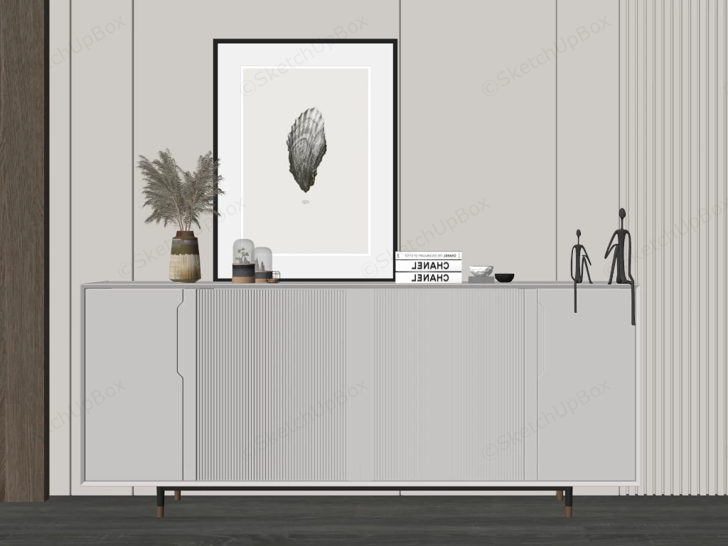 Modern Living Room Sideboard sketchup model preview - SketchupBox
