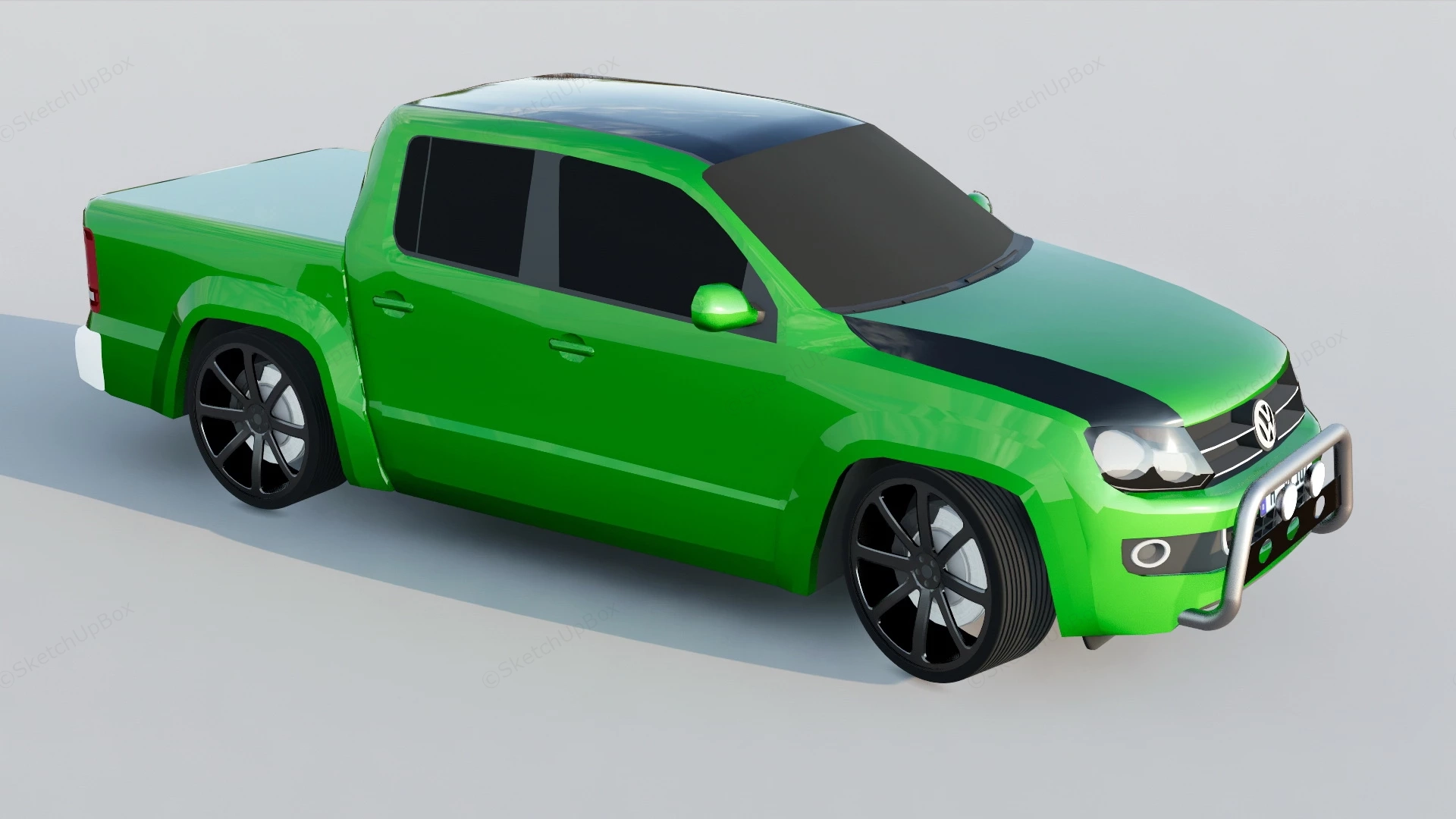 Volkswagen Amarok sketchup model preview - SketchupBox