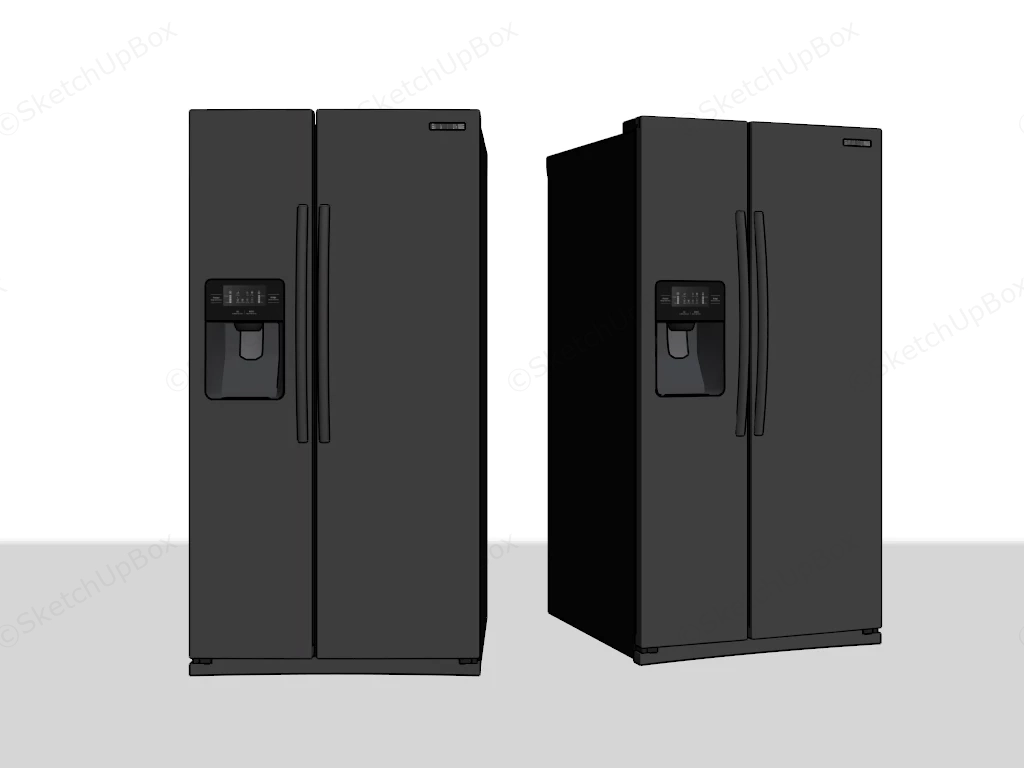 Samsung Smart Refrigerator sketchup model preview - SketchupBox