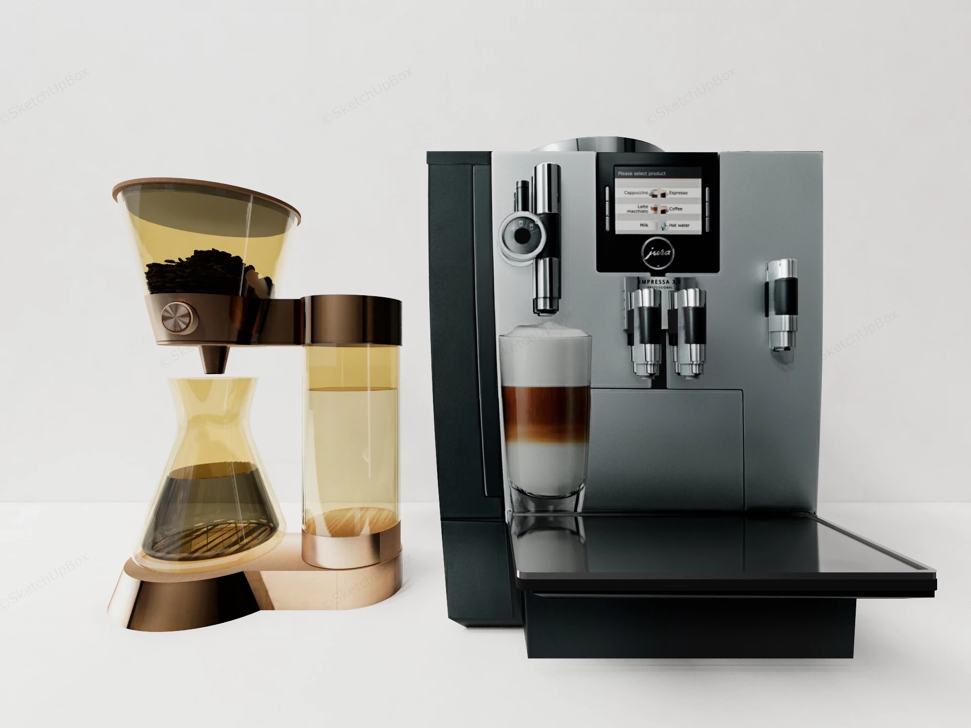 Commercial Coffee Machines sketchup model preview - SketchupBox