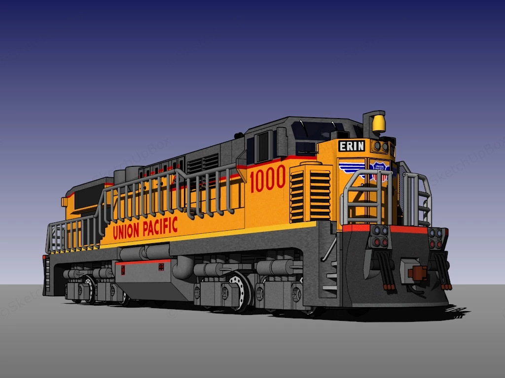 Union Pacific Engineering sketchup model preview - SketchupBox