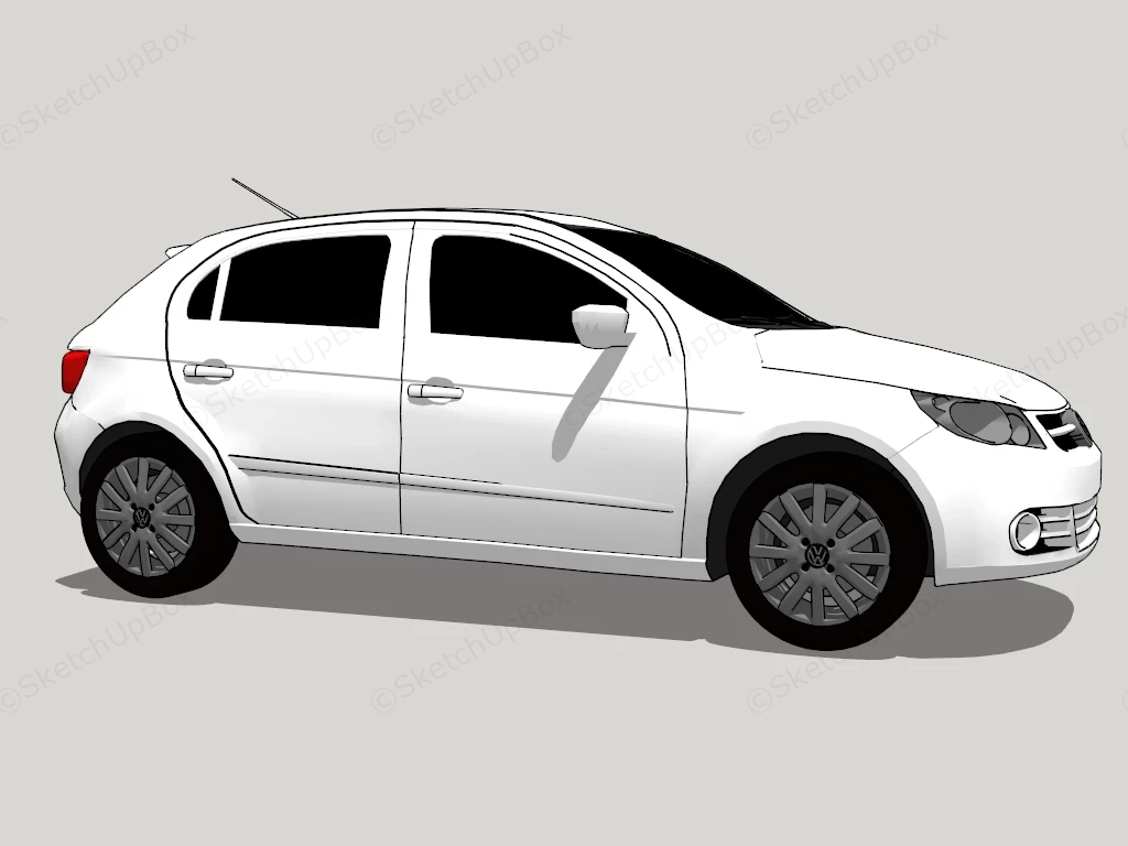 Volkswagen Golf Mk5 sketchup model preview - SketchupBox