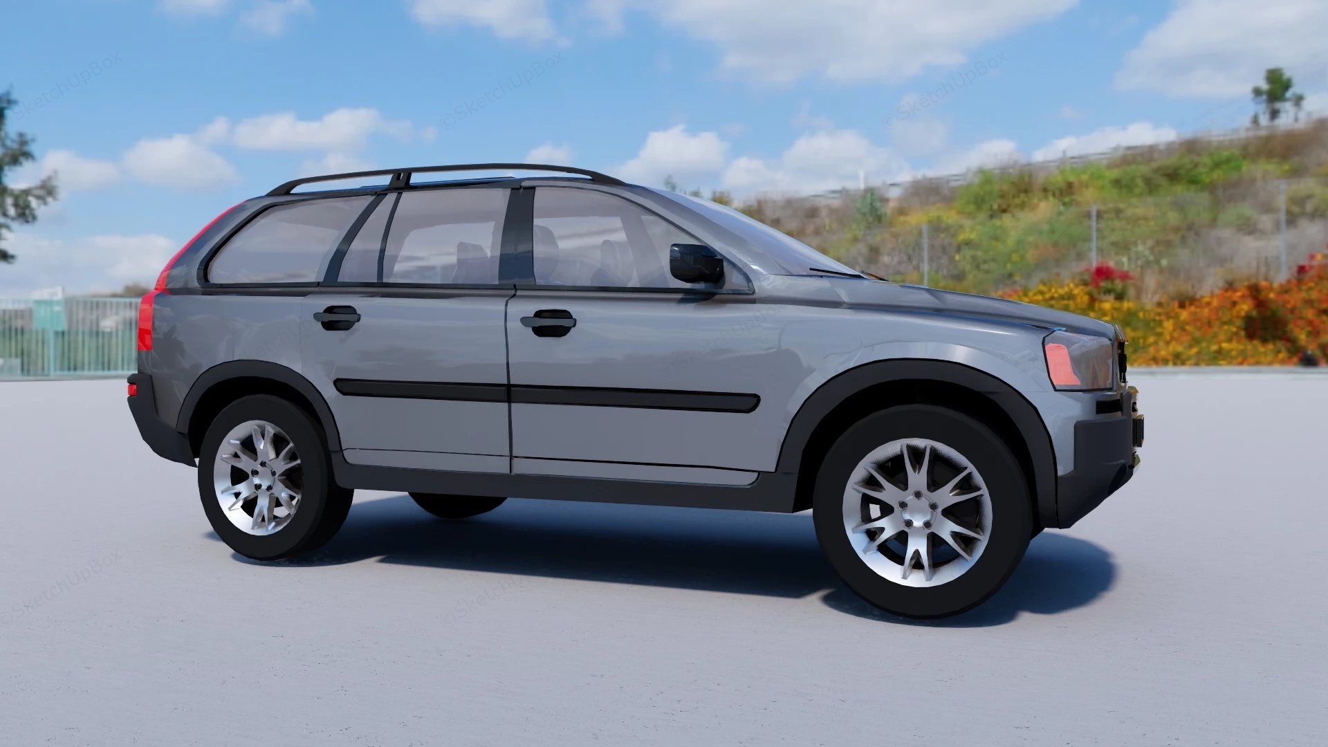 Volvo XC90 Sport sketchup model preview - SketchupBox