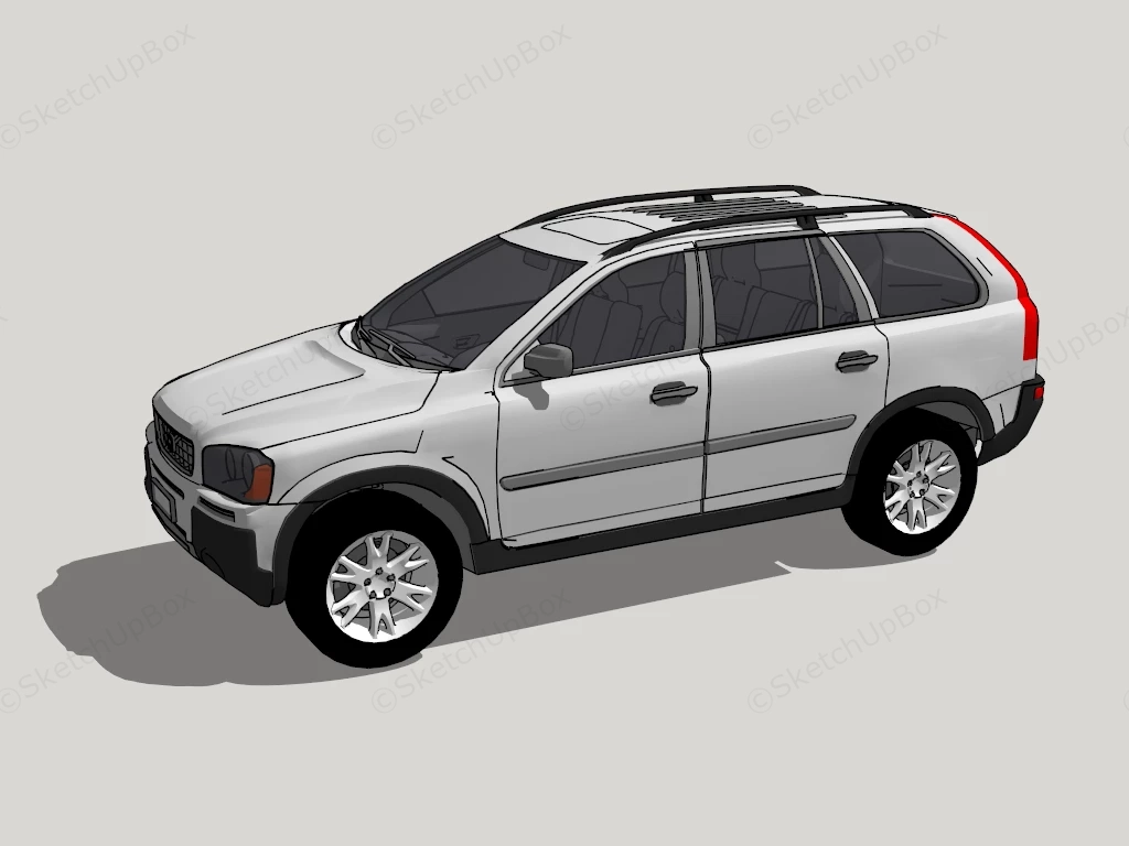 Volvo XC90 Sport sketchup model preview - SketchupBox