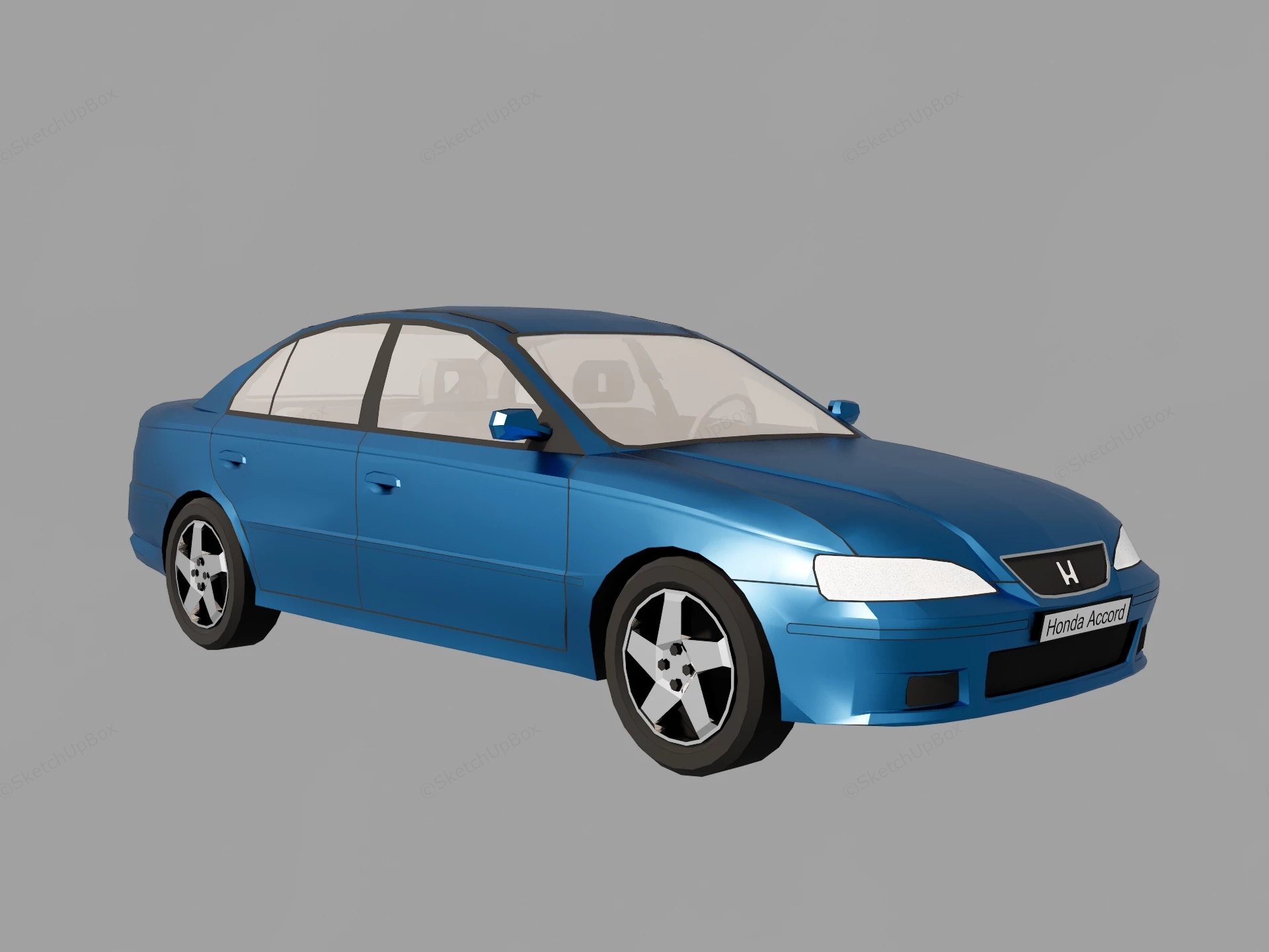 Honda Accord Sport Sedan sketchup model preview - SketchupBox