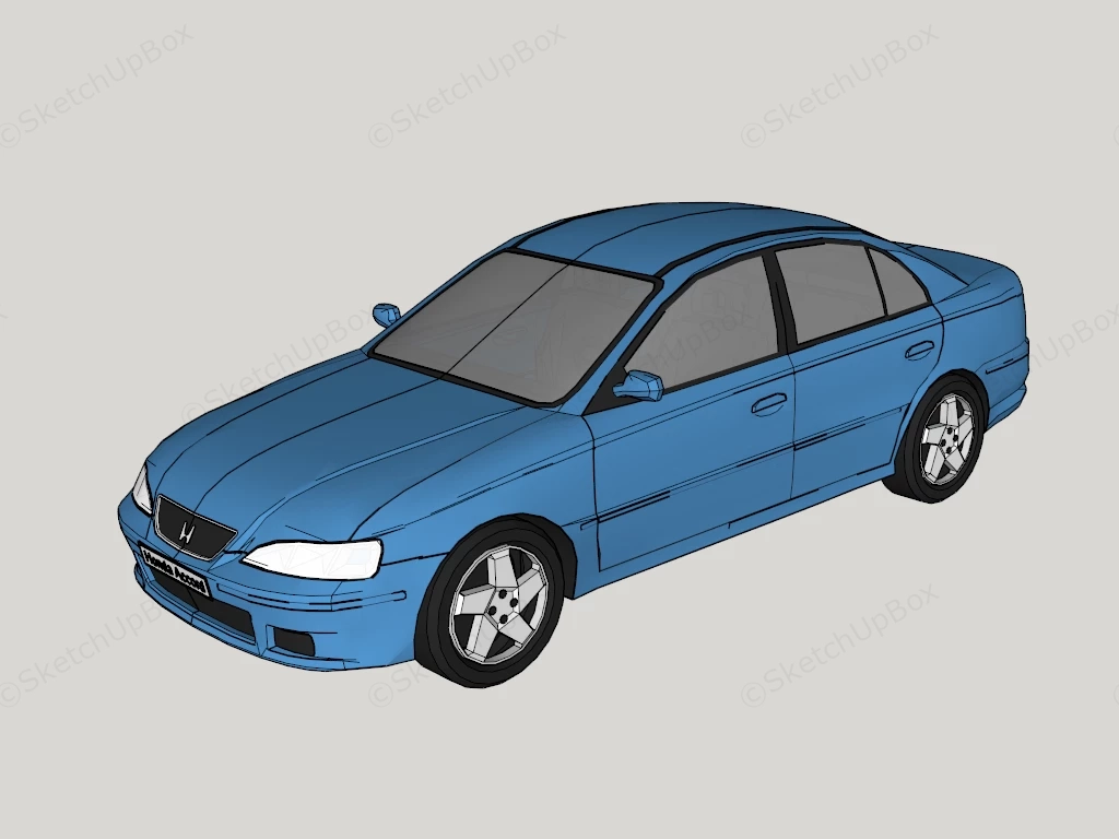 Honda Accord Sport Sedan sketchup model preview - SketchupBox