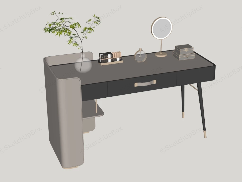 Beautiful Dressing Table sketchup model preview - SketchupBox