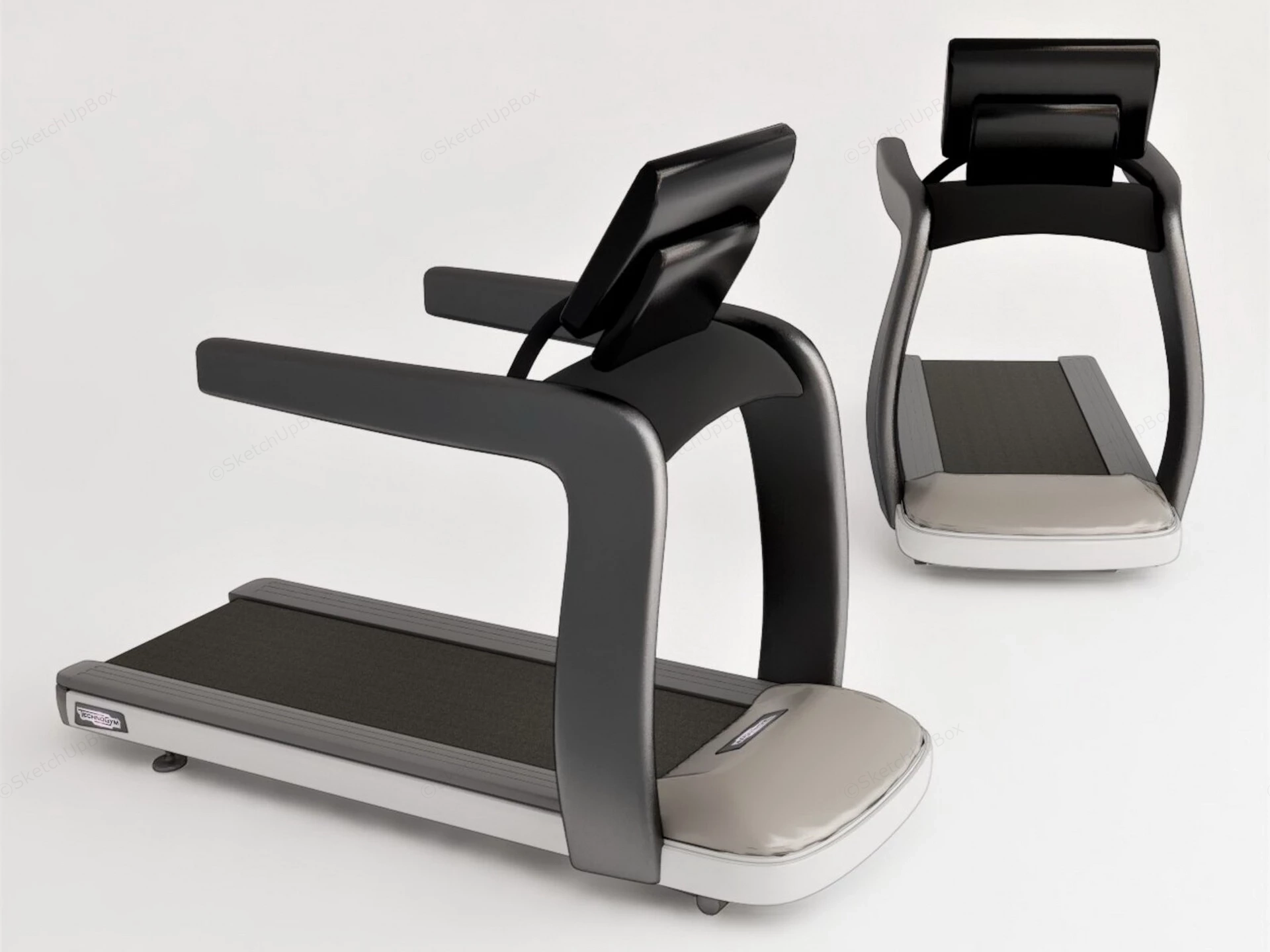 Treadmill Exercise Equipment sketchup model preview - SketchupBox