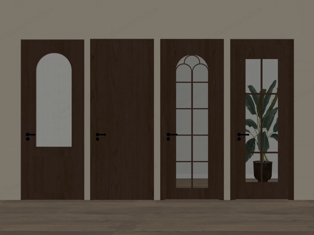 Interior Home Doors sketchup model preview - SketchupBox