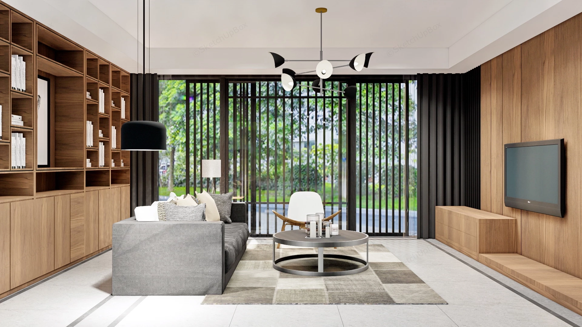Home Reading Room sketchup model preview - SketchupBox