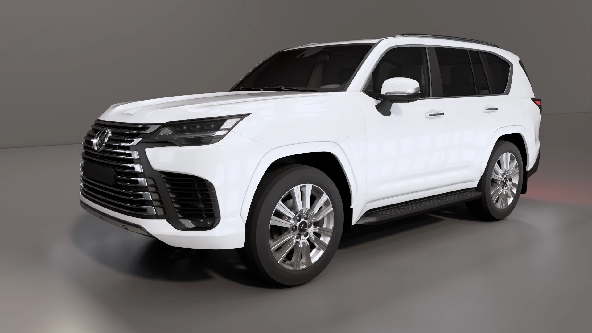 Lexus LX600 sketchup model preview - SketchupBox