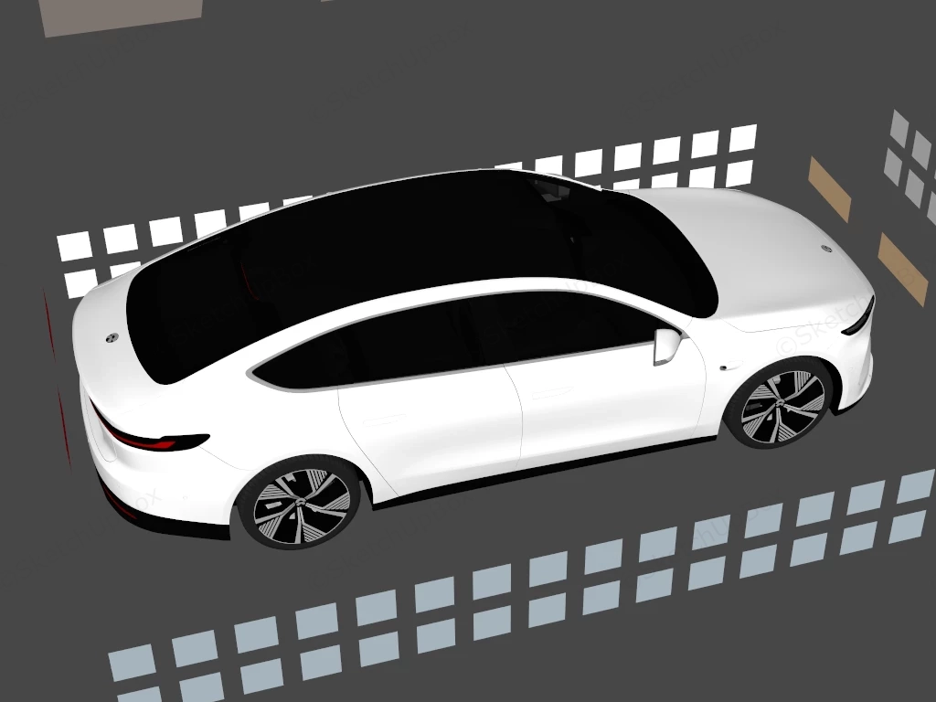 Nio Et7 Sedan sketchup model preview - SketchupBox