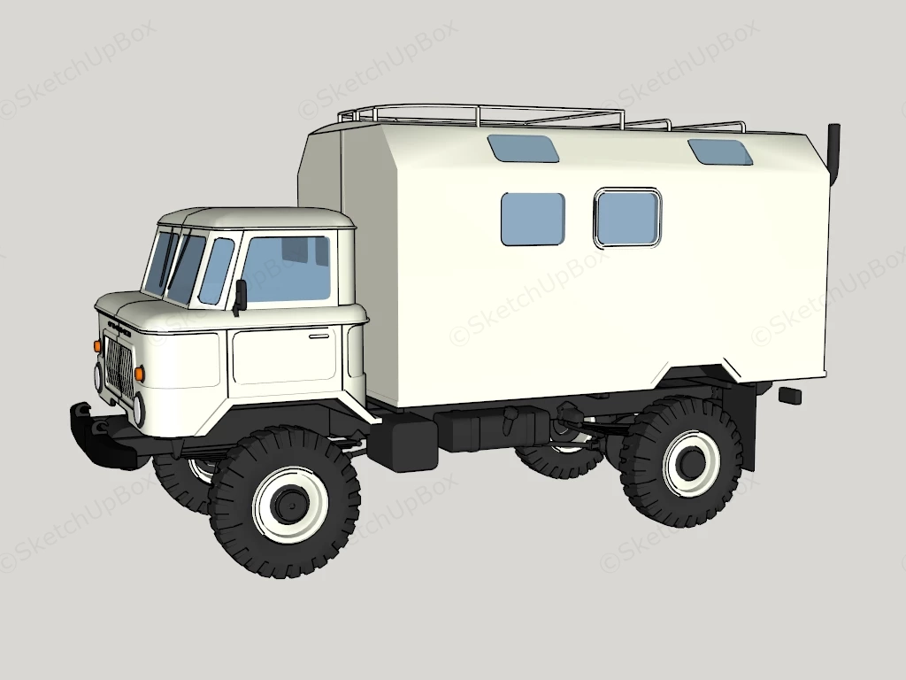 Armored Truck sketchup model preview - SketchupBox