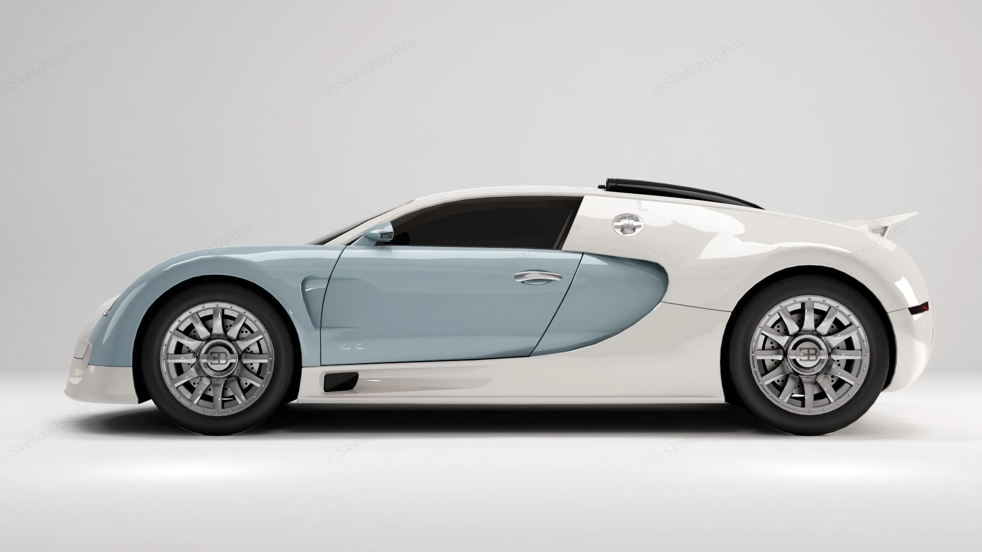 Bugatti Veyron Grand Sport sketchup model preview - SketchupBox