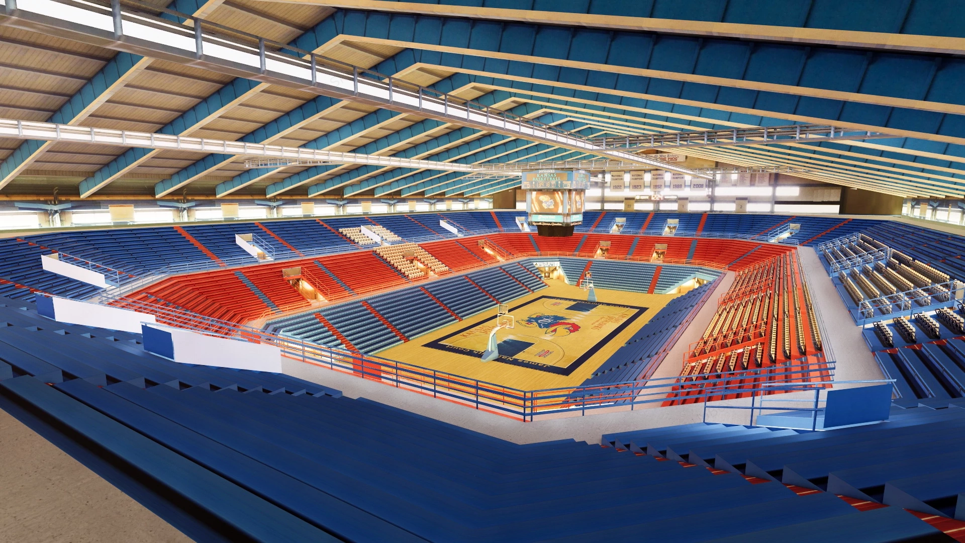 NBA Arena sketchup model preview - SketchupBox