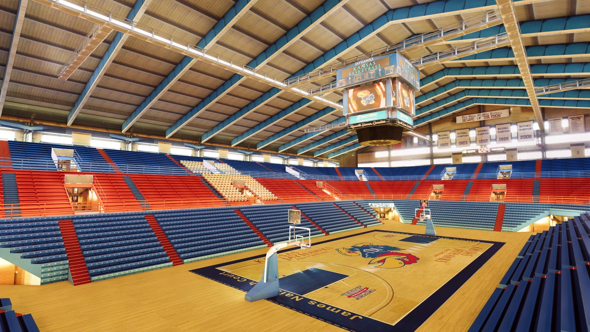 NBA Arena sketchup model preview - SketchupBox