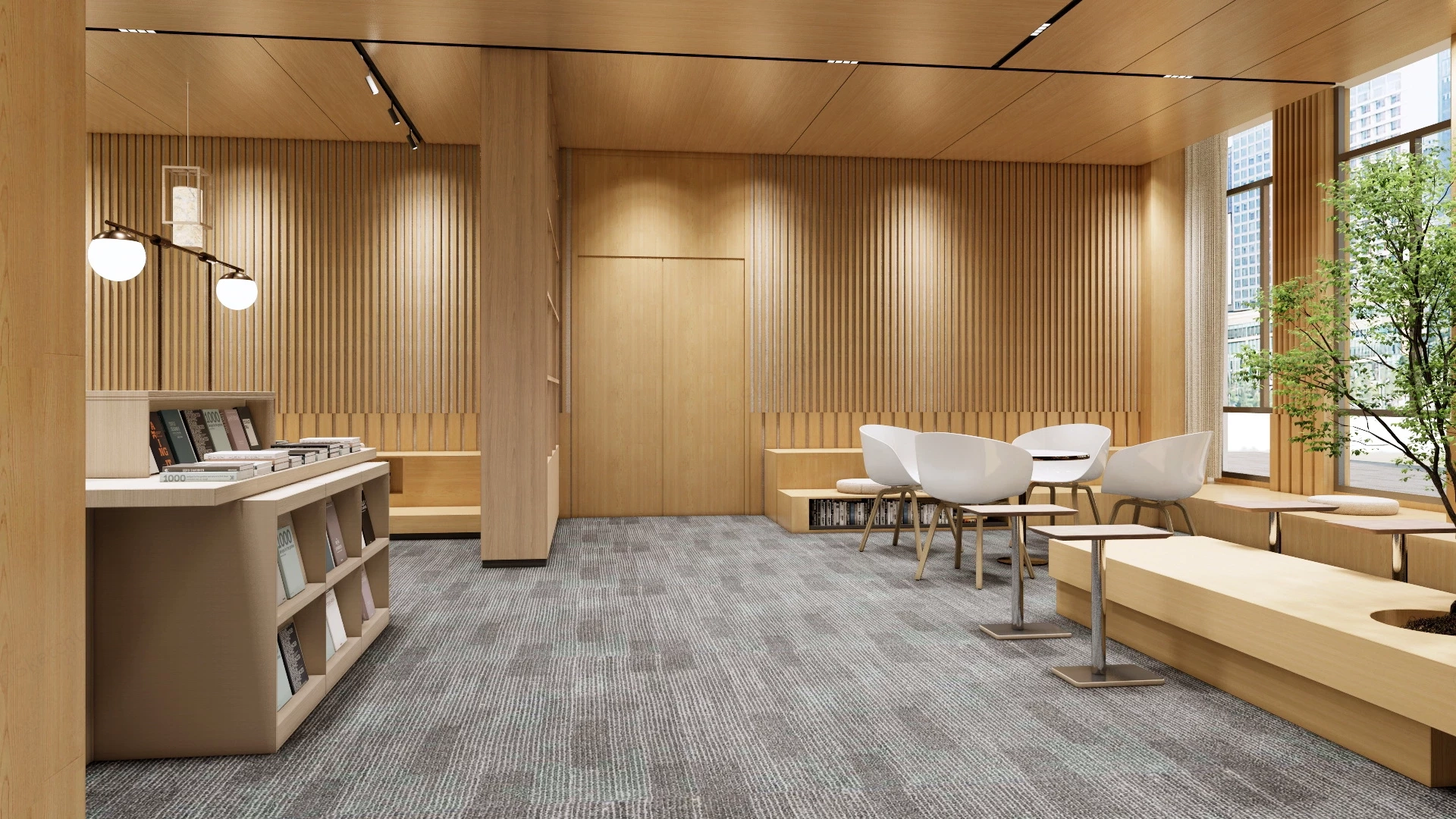 Small Bookstore Design Idea sketchup model preview - SketchupBox