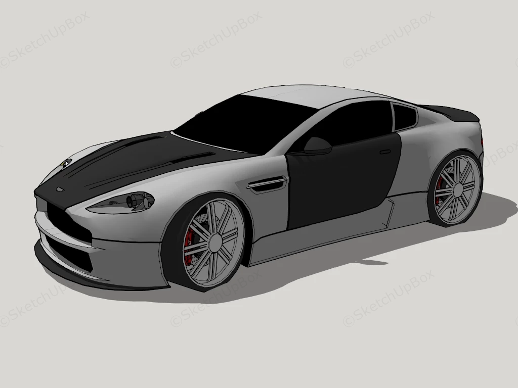 Aston Martin Vanquish sketchup model preview - SketchupBox