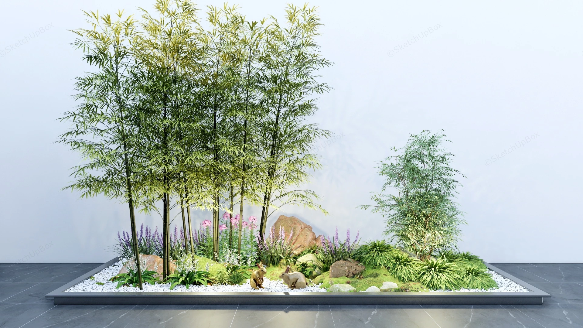 Bamboo Garden Ideas sketchup model preview - SketchupBox