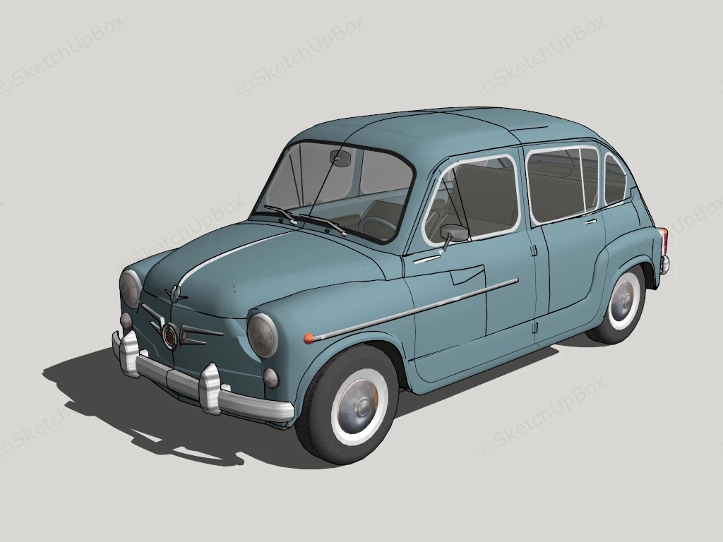 SEAT 800 sketchup model preview - SketchupBox