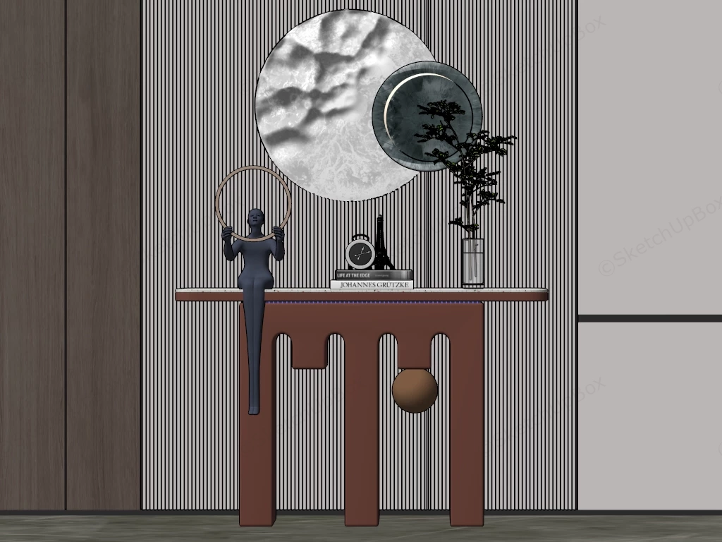 Entry Console Table Idea sketchup model preview - SketchupBox