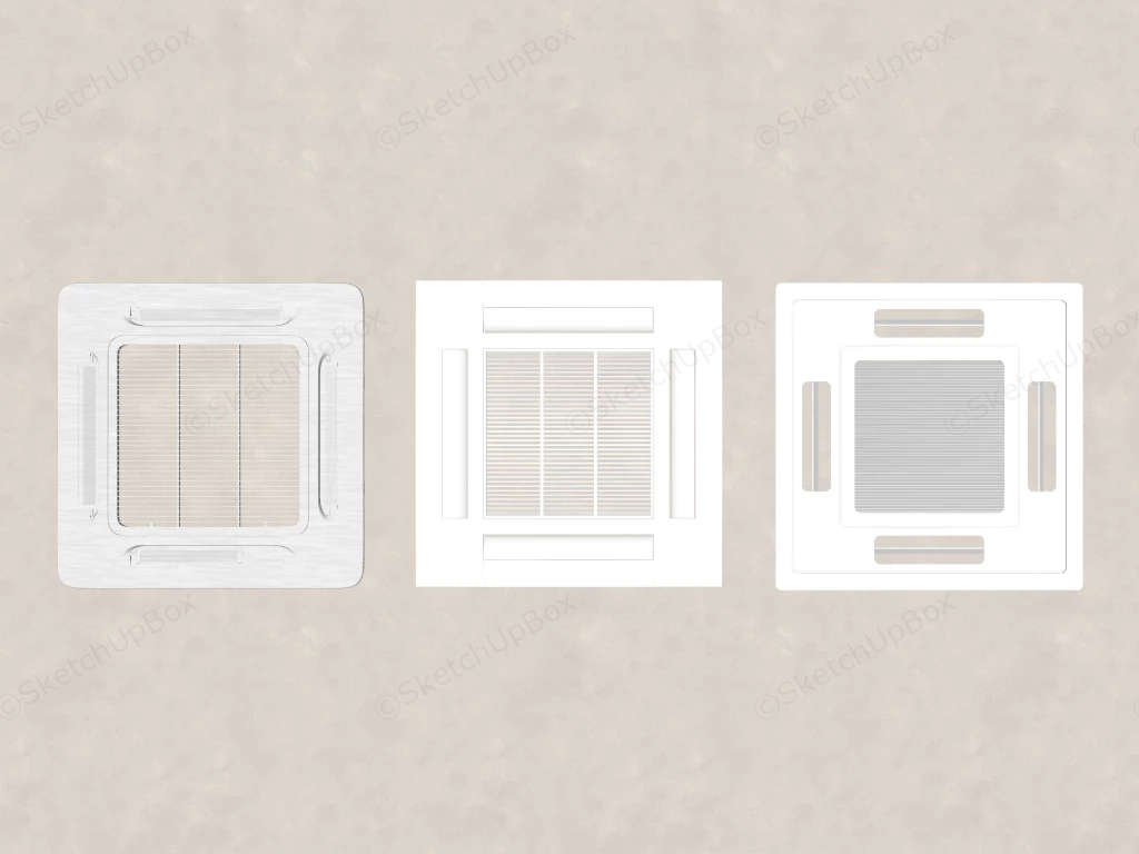 Air Conditioning Ceiling Vents sketchup model preview - SketchupBox