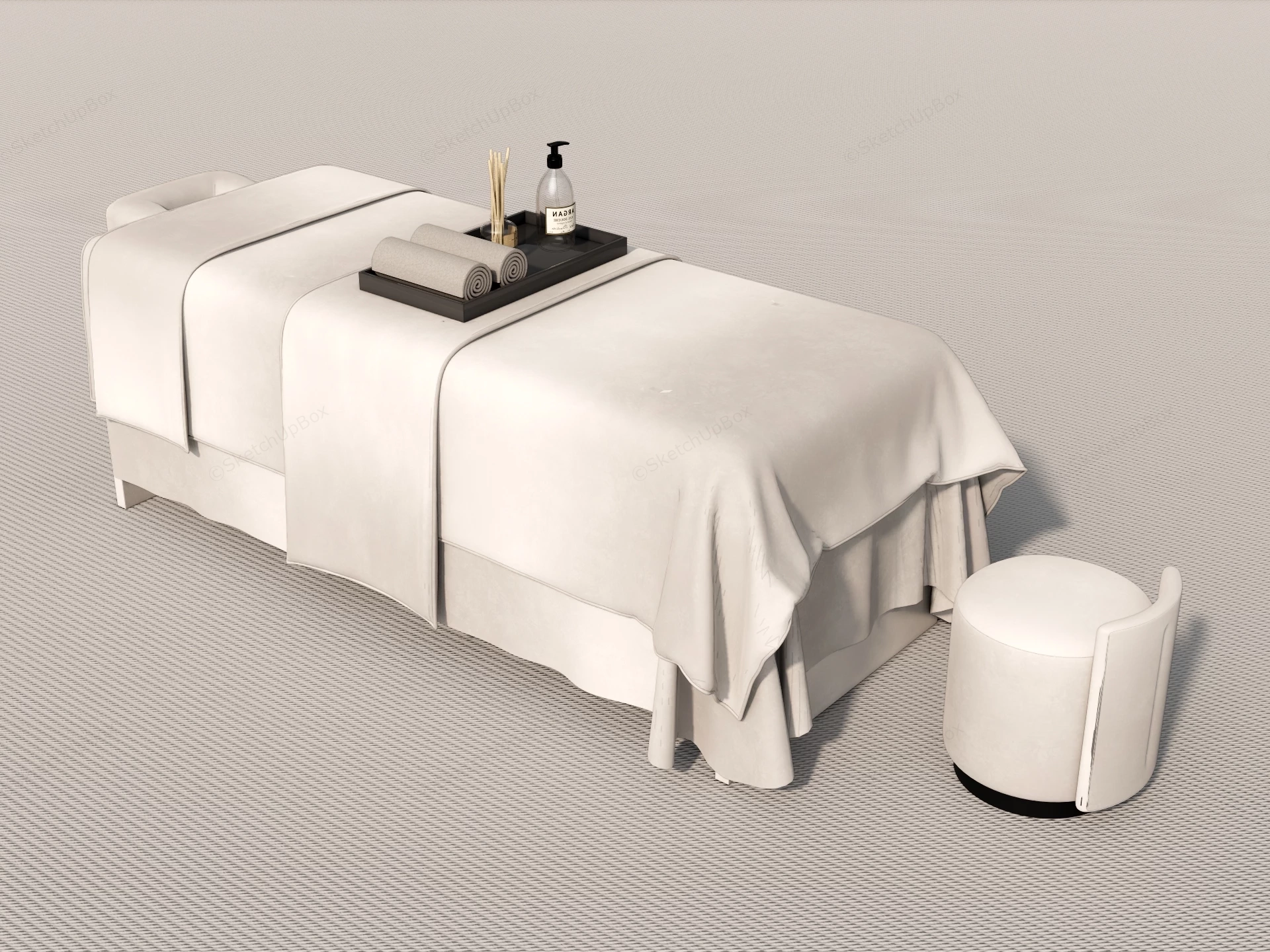 Salon Massage Table sketchup model preview - SketchupBox