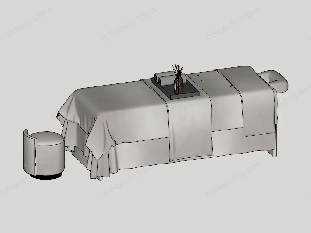 Salon Massage Table sketchup model preview - SketchupBox