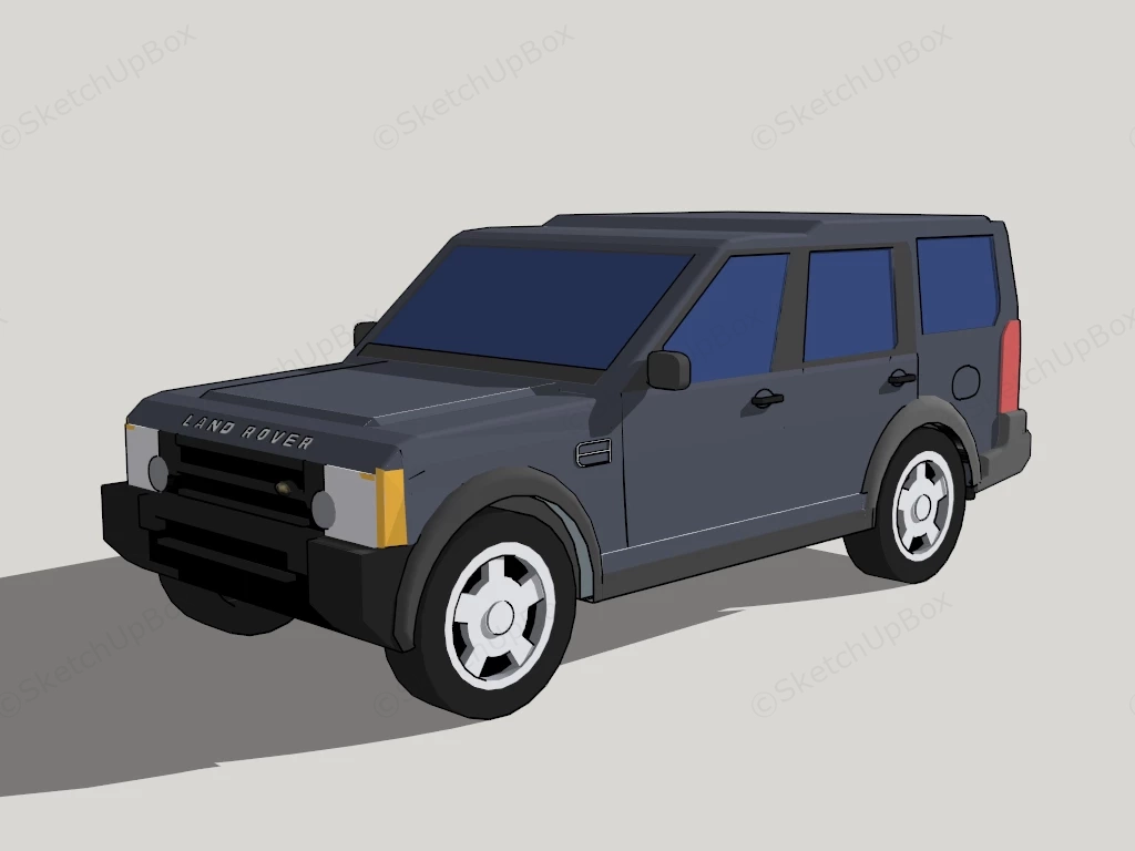 Land Rover Discovery 3 sketchup model preview - SketchupBox