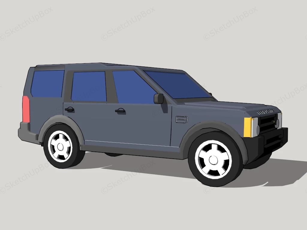 Land Rover Discovery 3 sketchup model preview - SketchupBox