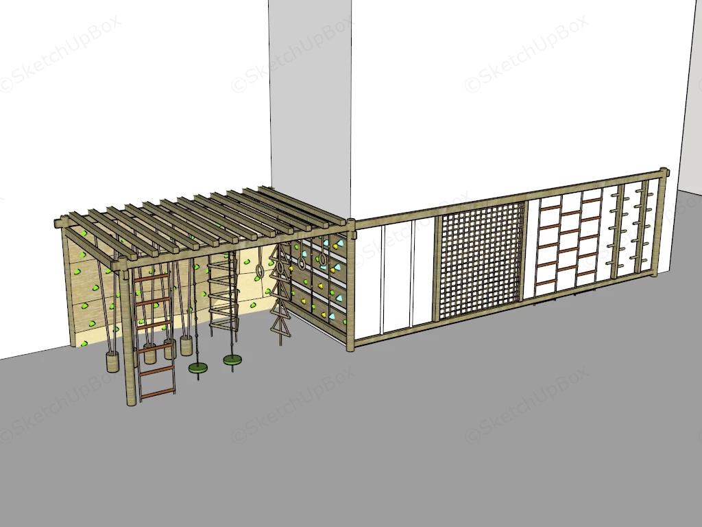Jungle Gym Climbing Structure sketchup model preview - SketchupBox