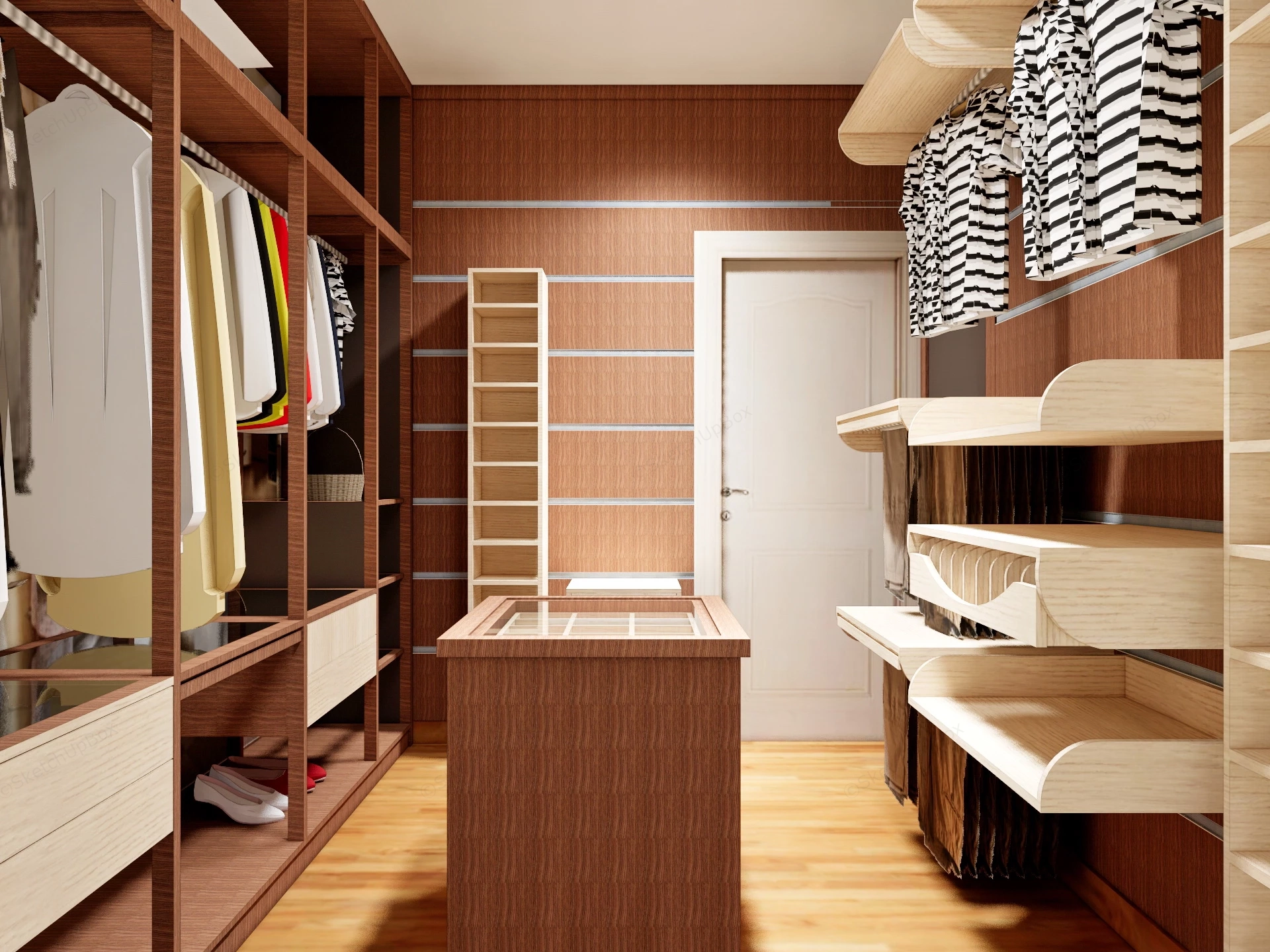 Small Dressing Room Idea sketchup model preview - SketchupBox