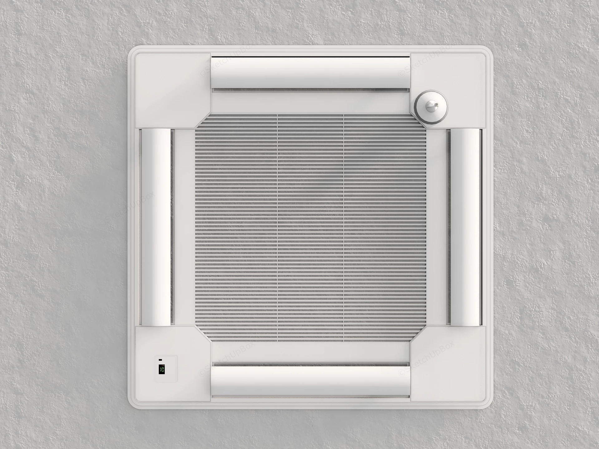 Ceiling Cassette AC Unit sketchup model preview - SketchupBox