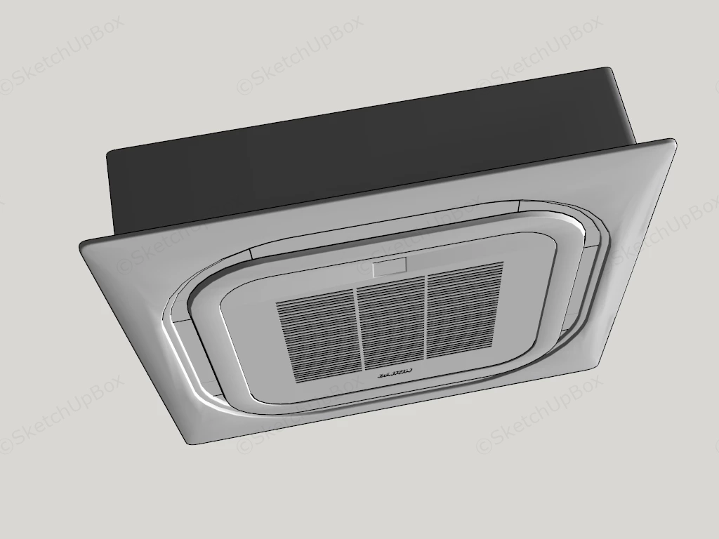 Ceiling Mount Air Conditioner sketchup model preview - SketchupBox