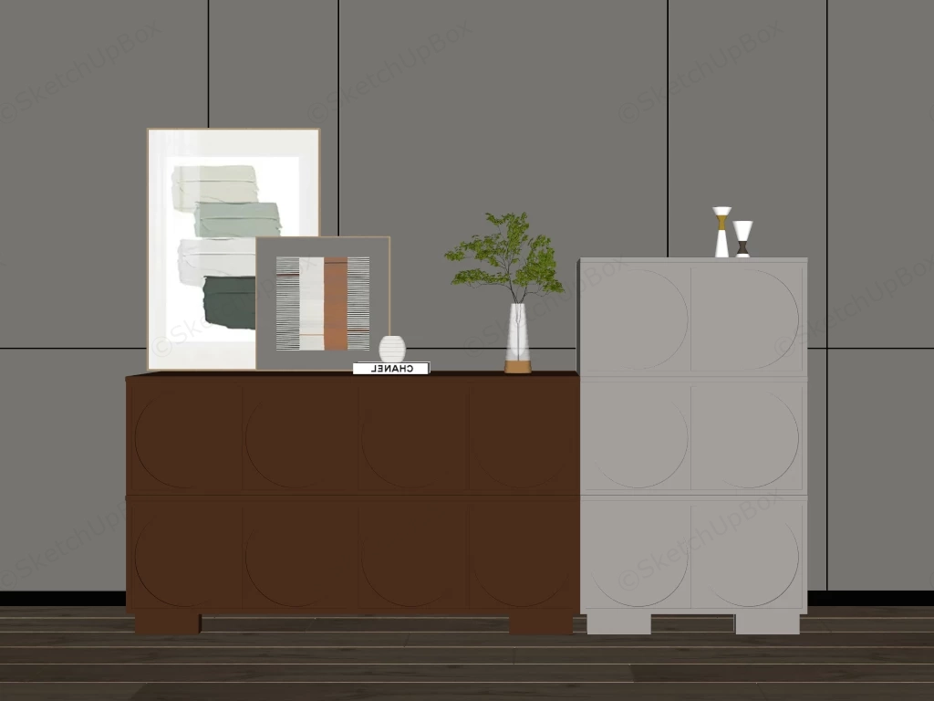 Bedroom Dressers sketchup model preview - SketchupBox