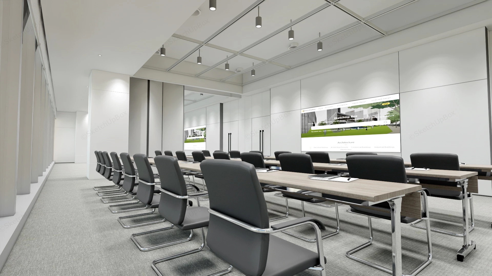 Practical Training Room sketchup model preview - SketchupBox