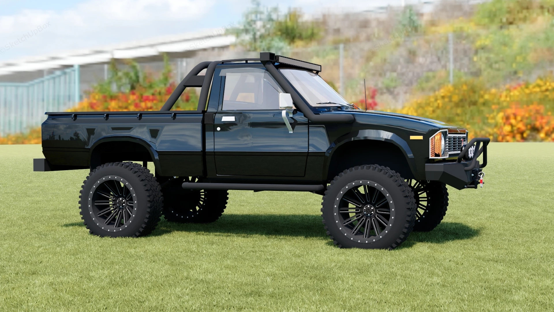 Old Toyota Pickup sketchup model preview - SketchupBox