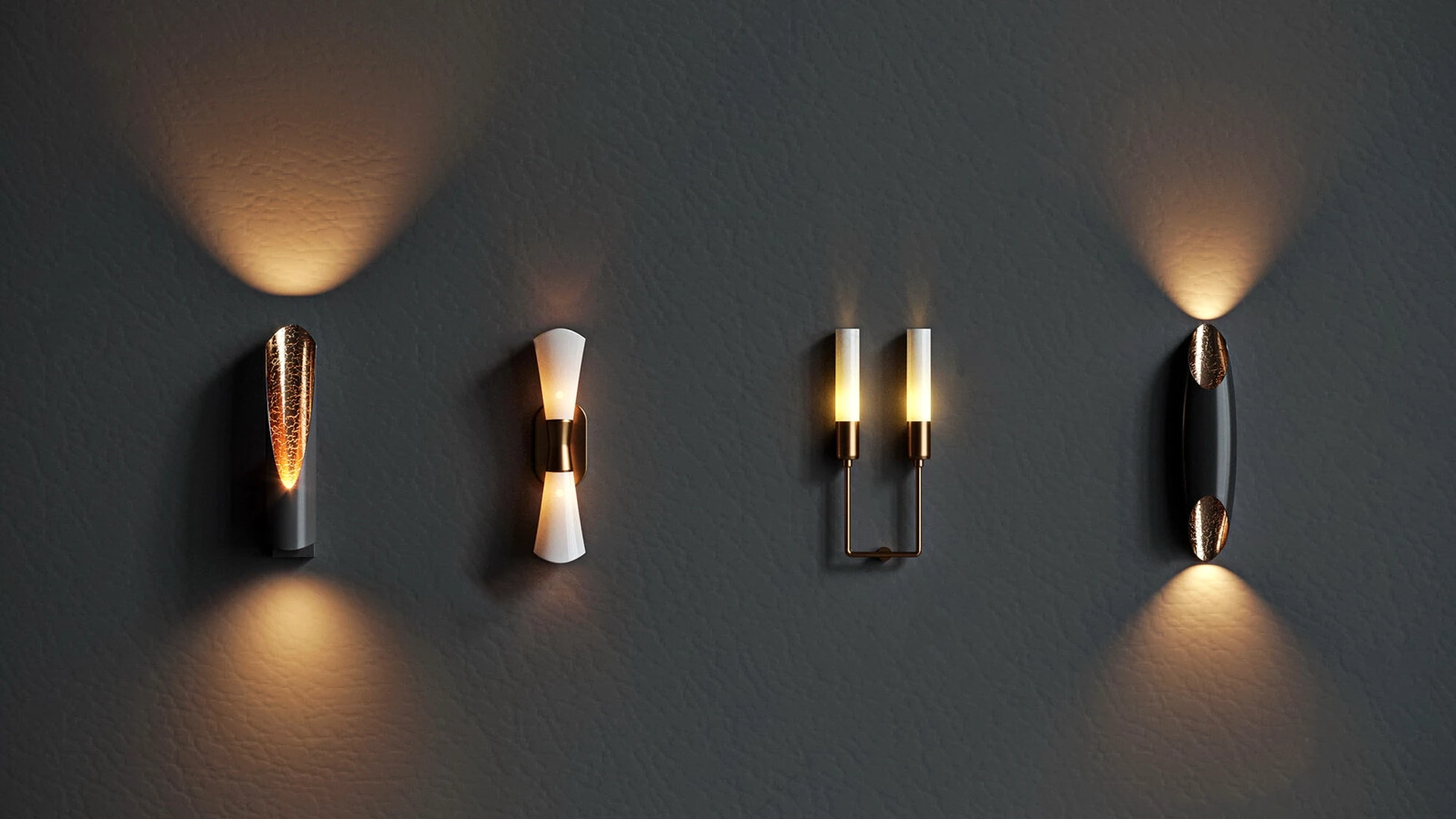 Modern Indoor Wall Sconces sketchup model preview - SketchupBox