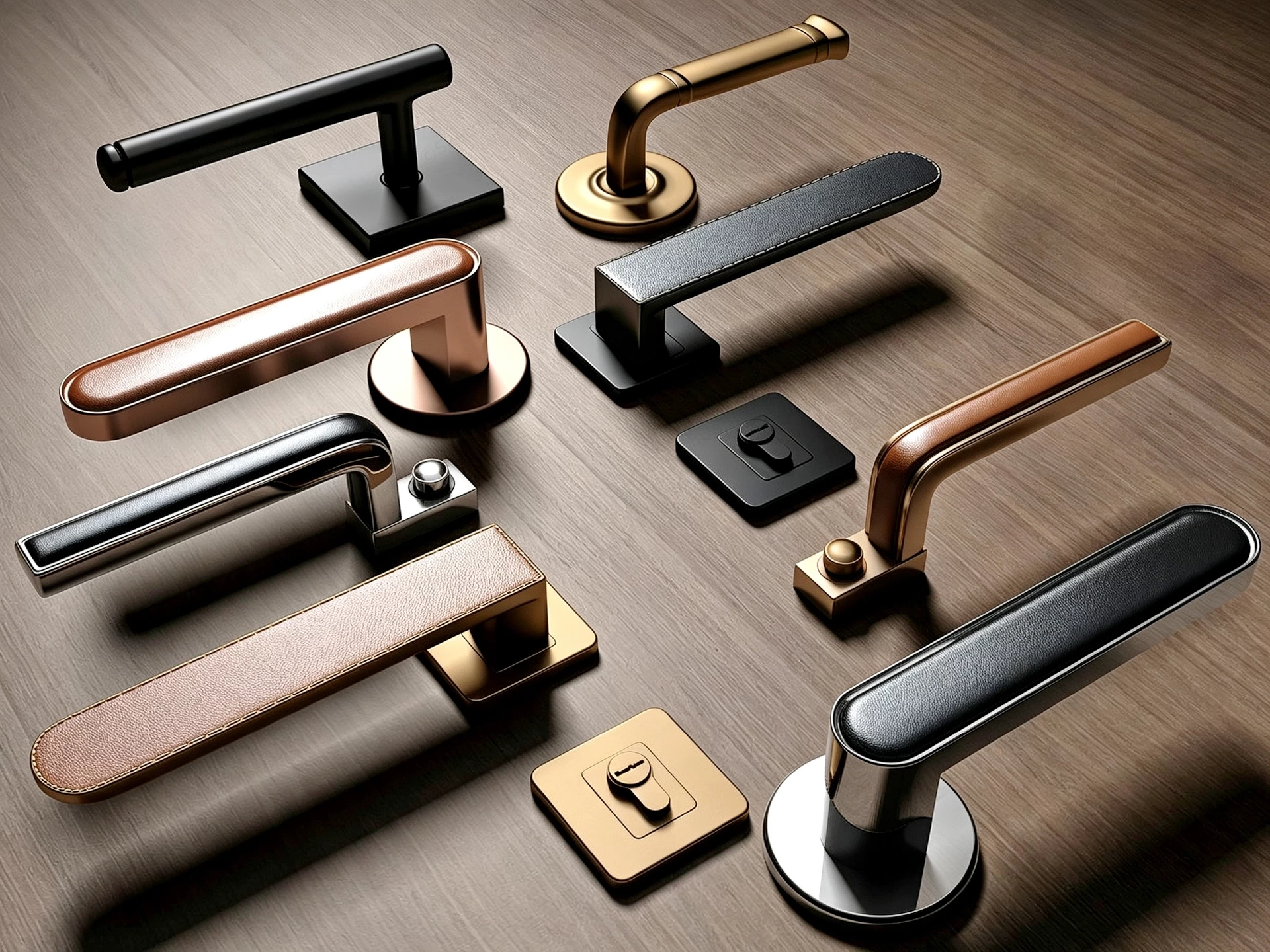 Contemporary Door Handles sketchup model preview - SketchupBox
