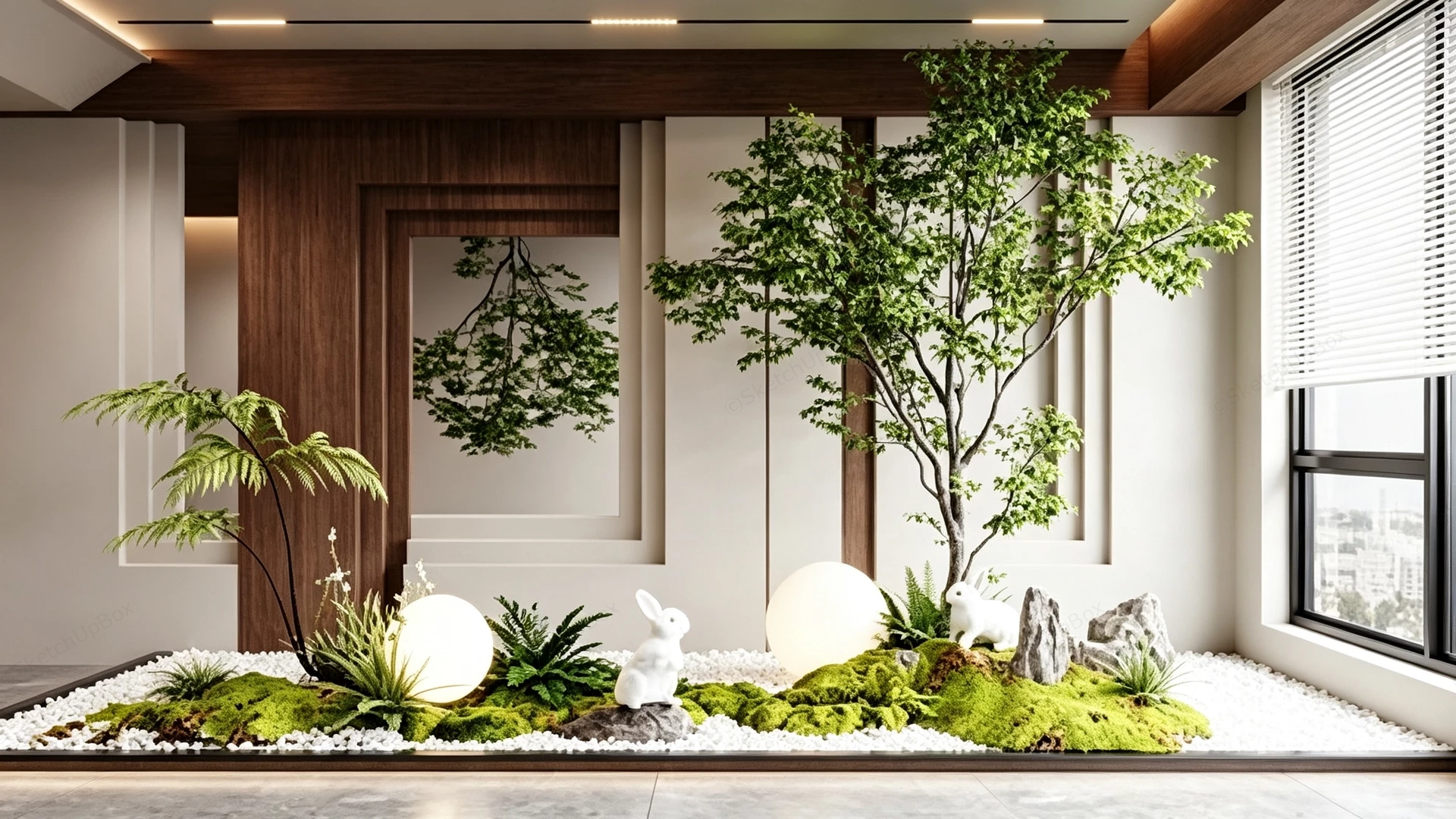 Home Indoor Garden Design sketchup model preview - SketchupBox