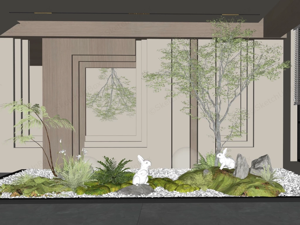 Home Indoor Garden Design sketchup model preview - SketchupBox